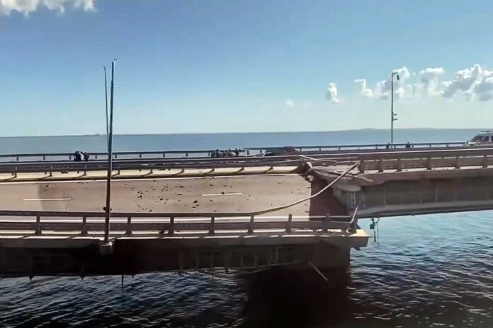 The Mysterious Incident at Crimea Bridge: Unraveling the Alleged 'Attack' and the Blame Gam