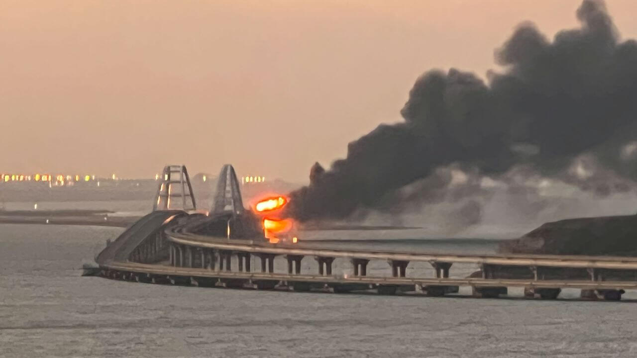 Unraveling the Mystery: Explosions on Crimea Bridge Claim Lives and Disrupt Russian Supply Line