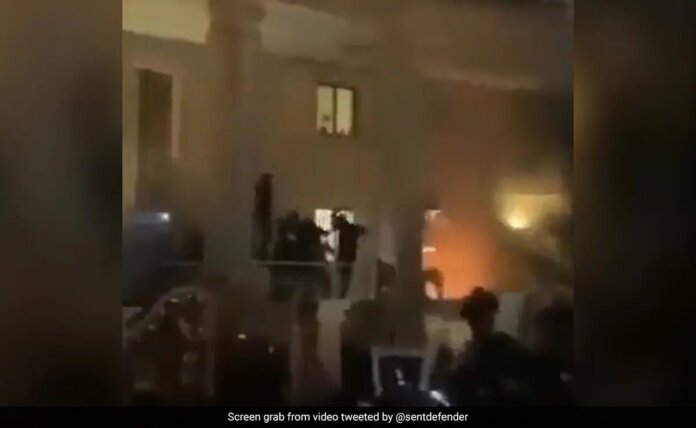 Chaos in Baghdad: Swedish Embassy Set Ablaze Amidst Controversy over Alleged Koran Burning