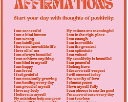 Positive affirmations