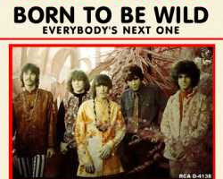 Born to Be Wild (1968) song poster by Steppenwolf