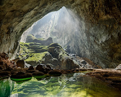 Exploring caves in Vietnam