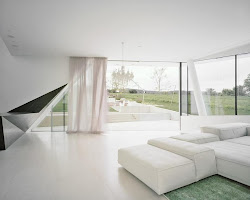 Futuristic minimalism home decor
