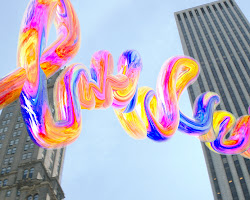 Painting by emerging artist that uses augmented reality