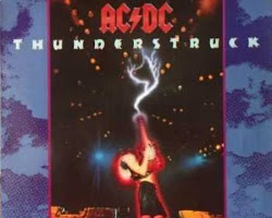 Thunderstruck (1990) song poster by AC/DC