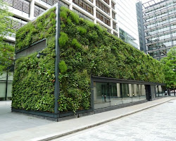 Vertical gardens and green spaces