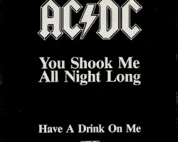 You Shook Me All Night Long (1980) song poster by AC/DC